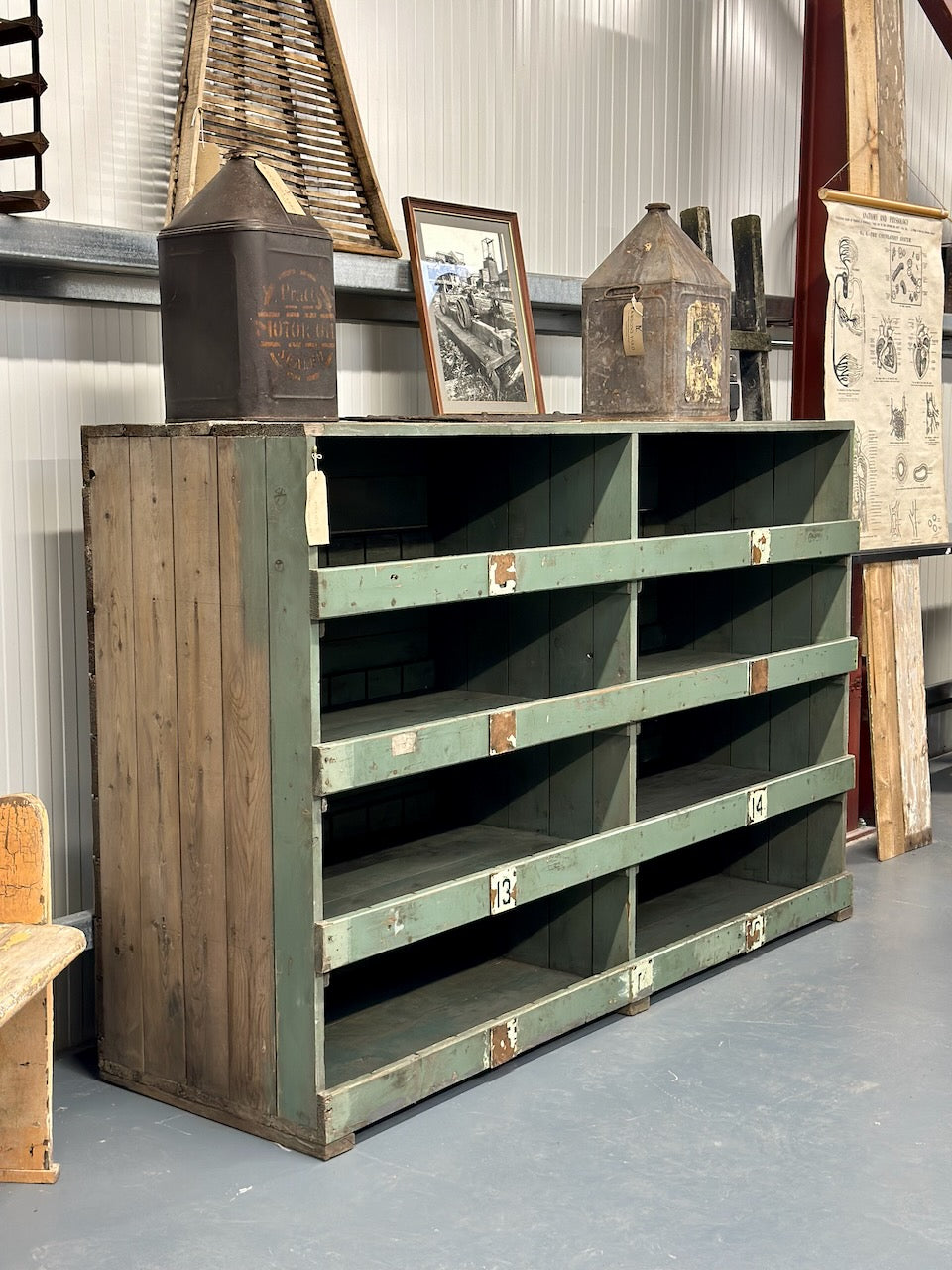 Vintage workshop hylder - Image 3