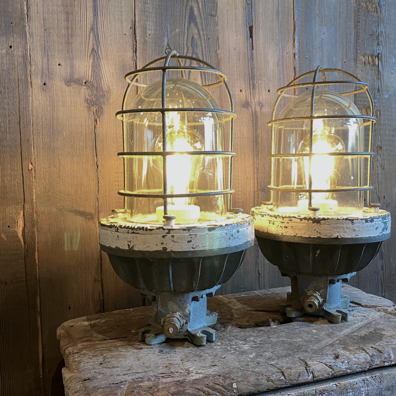 Vintage flamesikker lampe - Image 2