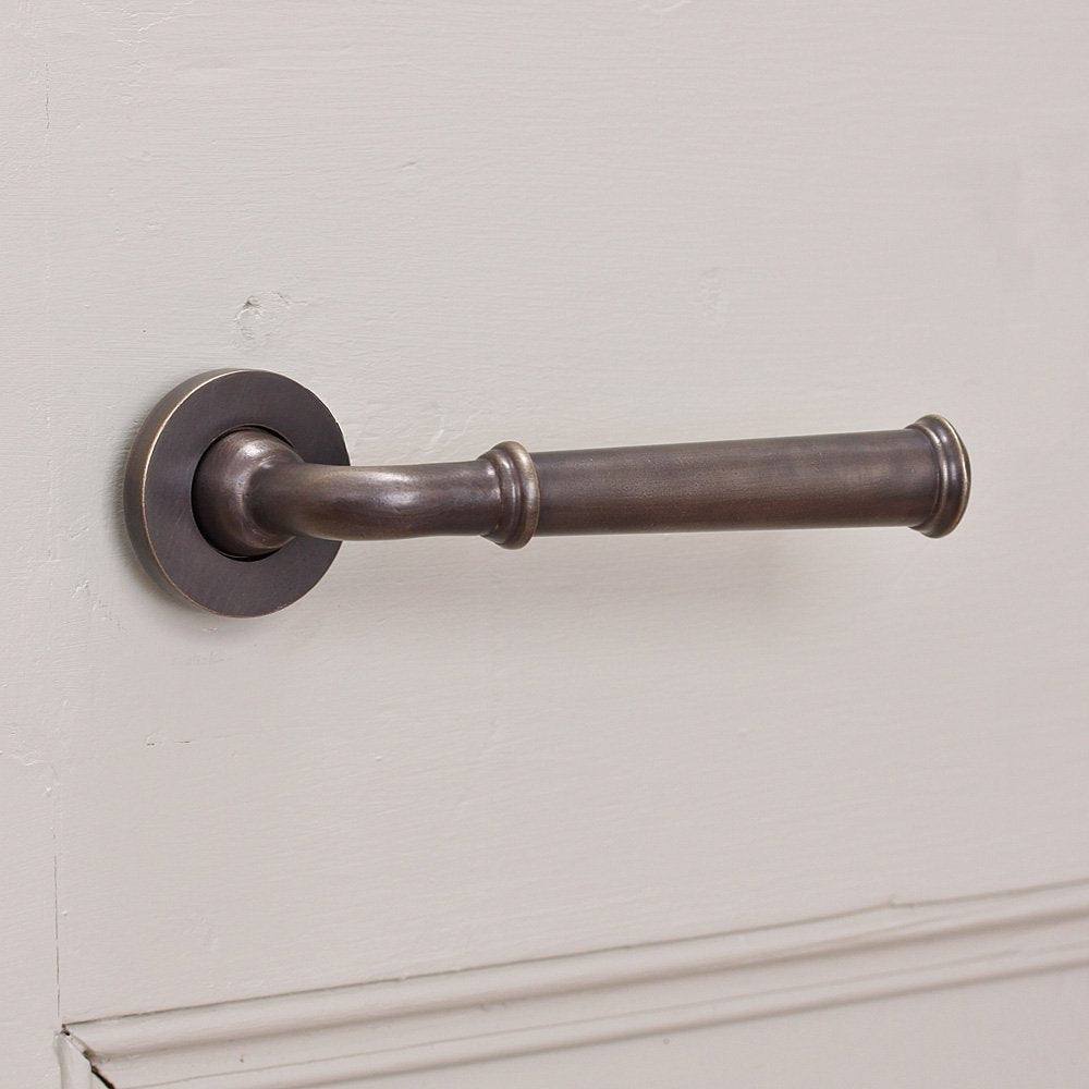 Uhyggelige antikke messing nåde håndtagsdørhåndtag - Image 2