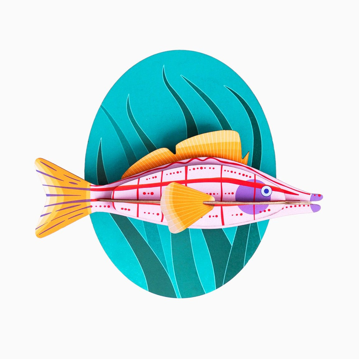 Studio Tag 3D Model Wall Decor - Longnose Hawkfish - Image 2