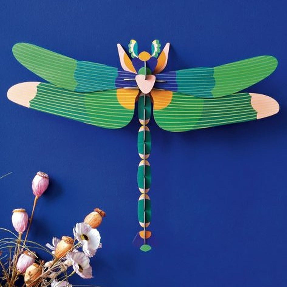 Studio tag 3D Model Wall Decor - Giant Green Dragonfly - Image 3