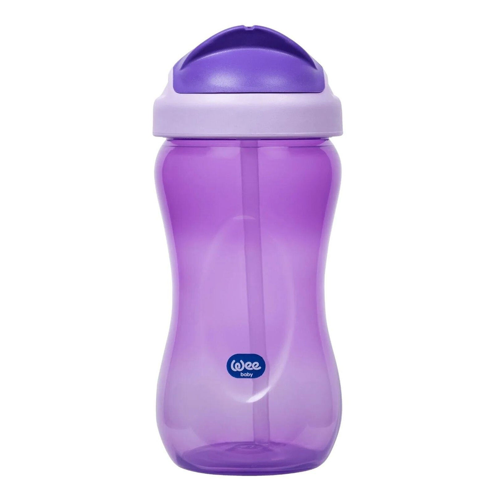 Wee baby farverig kop med halm & håndtag 6+ måneder 350 ml assorteret Hot på udsalg - Image 3