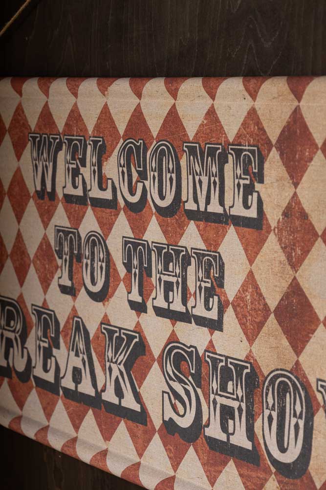 Vintage-stil freak show vægkunst - Image 2